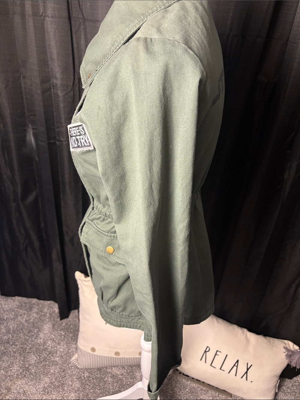 Star Wars Olive Utility Jacket with Patch Accents - Picture 7 of 7